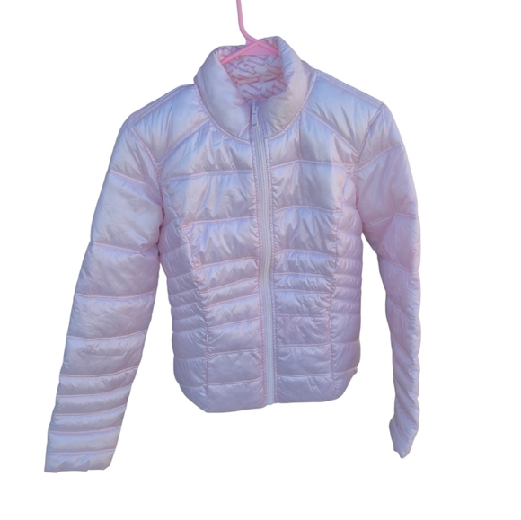 Guess Jackets & Blazers - Guess Janis Reversible Jacket Light Pink Size Medium Low Key Pink